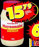 Ritebrand Mayonnaise-750g