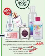 The Body Shop Shower Gel Or Body Wash-Each