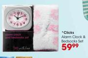  Clicks Alarm Clock & Bedsocks Set