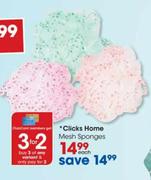 Clicks Home Mesh Sponges-Each