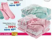 Clicks Home Striped Towel Set-6Pcs. Per Set