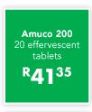 Amuco 200-20 Effervescent Tabs