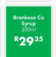 Bronkese Co Syrup-200ml
