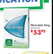 Nicorette 4mg-30 Pieces