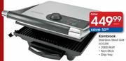 Kambrook Stainless Steel Grill 2000Watt KCG200-Each