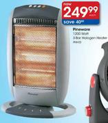 Pineware 1200 Watt 3-Bar Halogen Heater PHH15-Each