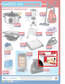 Clicks : Electrical Sale (8 May - 10 June) - Extended until 24 June, page 4