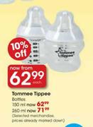 Tommee Tippee Bottles-260ml