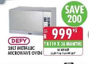 Defy Metallic Microwave Oven-28 Ltr
