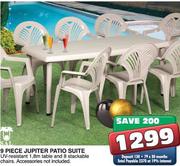 9 Piece Jupiter Patio Suite
