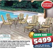 10 Piece Wellington Patio Suite