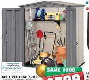 Apex Vertical Shed