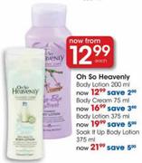 Oh So Heavenly Body Lotion-375ml Each 