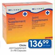 Clicks Joint Supplement-2x90 Capsules