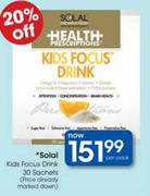 Solal Kids Focus Drink-30 Sachets
