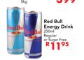 Red Bull Energy Drink Regular Or Sugar Free-250ml 