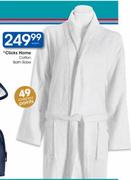 Clicks Home Cotton Bath Robe