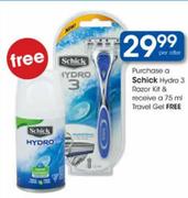 Schick Hydro 3 Razor Kit