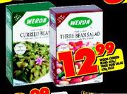 Werda Curried Beans-405gm/Three Bean Salad-420gm-Each