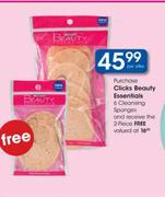 Clicks Beauty Essentials 6 Cleansing Sponges