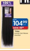 Frika Human Hair Weave Assorted
