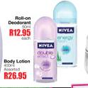 Nivea Roll-On Deodrant-50ml Each 