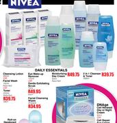 Nivea Cleansing Lotion 200ml Or Facial Wash 150ml Or Toner 200ml Assorted-Each