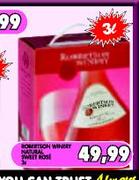Robertson Winery Natural Sweet Rose-3L