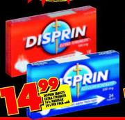 Disprin Tablets Extra Strength-16's/Regular-24's Per Pack