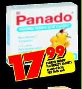 Panado Redsip Flu Remedy Sachets Assorted-8x5gm