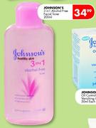 Johnson's 3 In 1 Alcohol-Free Facial Toner-200ml