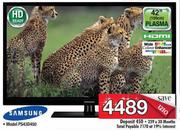 Samsung Plasma HD Ready-42"