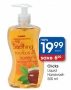 Clicks Liquid Handwash-500ml each