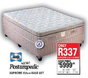 Sealy Supreme 152cm Base Set