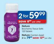 Natura Biochemic Tissue Salts Tablets-2x125's