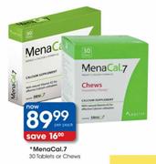 Menacal.7 Tablets-30's Or Chews
