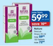 Natura Rescue Drops Tablets-150's