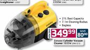 Zanussi Cylinder Vacuum Cleaner-1600W