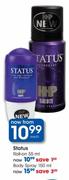 Status Roll-on - 55ml Each