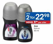 Axe Roll-on - 2 x 50ml