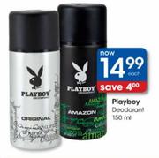 Playboy Deodorant-150ml Each