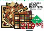 Assorted Modern Magic Rugs-80cm x 120cm each