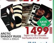 Arctic Shaggy Rugs-160cm x 230cm each
