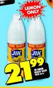 Jik Lemon Bleach Value Pack-2 x 1 Ltr