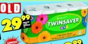 Twinsaver 1-Laag Toiletrolle-10's