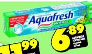 Aquafresh Toothpaste Assorted-100ml