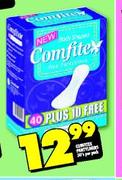 Comfitex Pantyliners-50's per pack