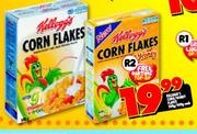 Kellogg's Corn/Honey Flakes-500g/400g each