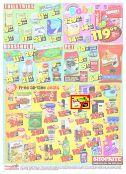 Shoprite Western Cape : Low Price Birthday (25 Jul - 5 Aug), page 4