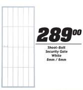 Shoot-Bolt Security Gate White-8mm/8mm
